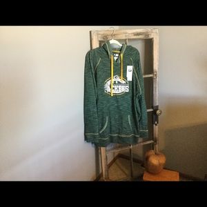 GREEN BAY PACKERS HOODED WOMENS SWEATSHIRT SZ. 2XL
